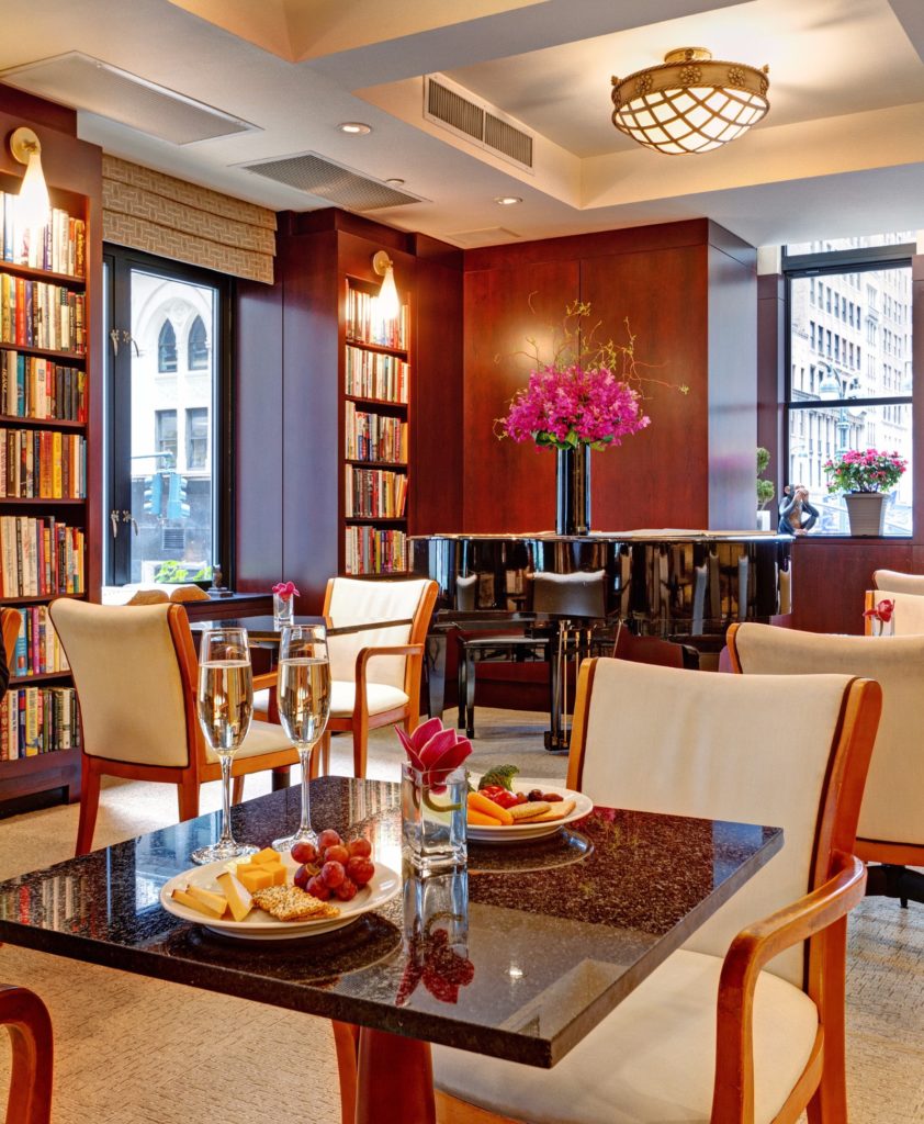 The Library Hotel, a wonderful place for a romantic Fall getaway in New York City / Copyright the Library Hotel